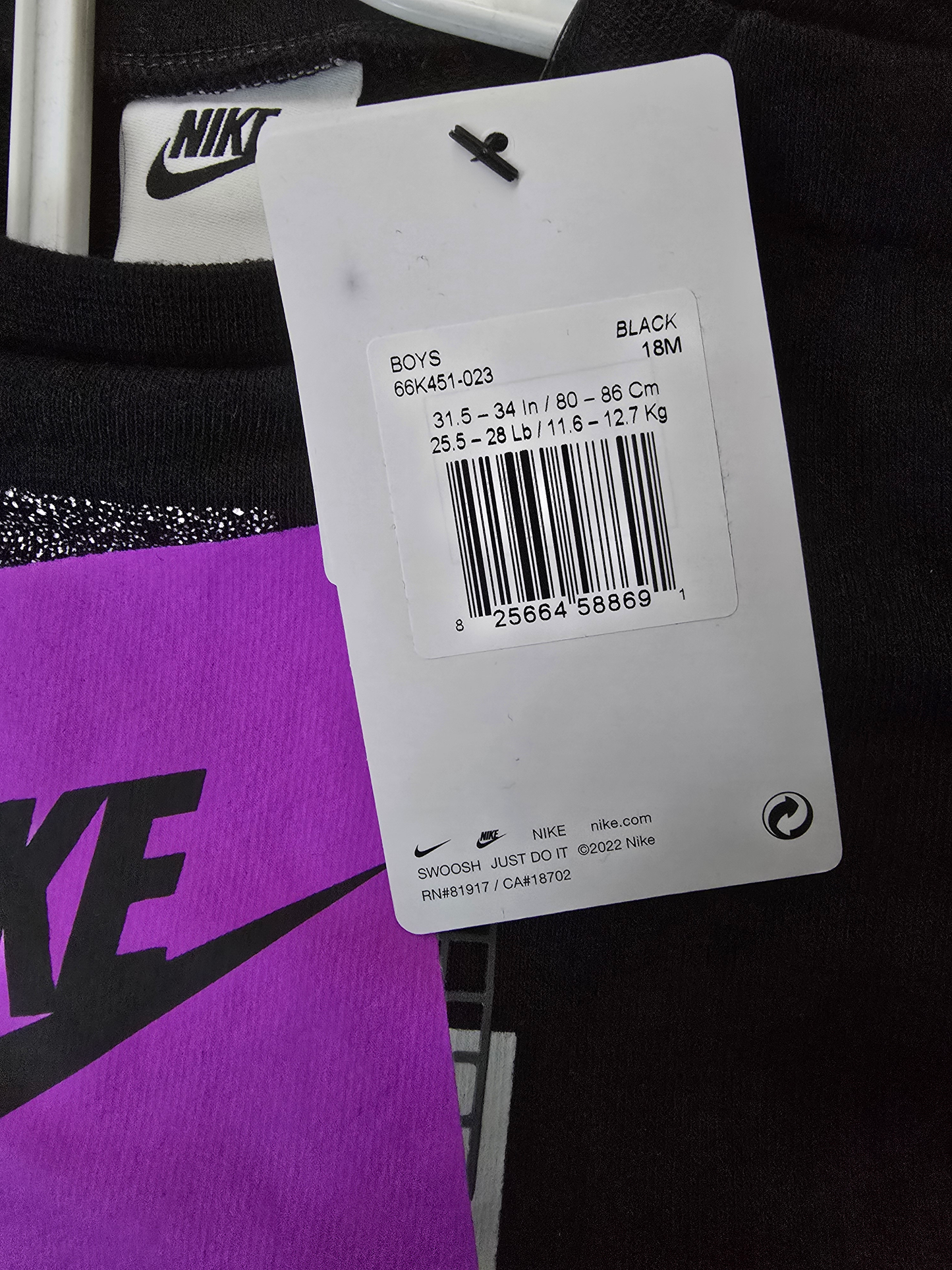 Ensemble Nike 18M