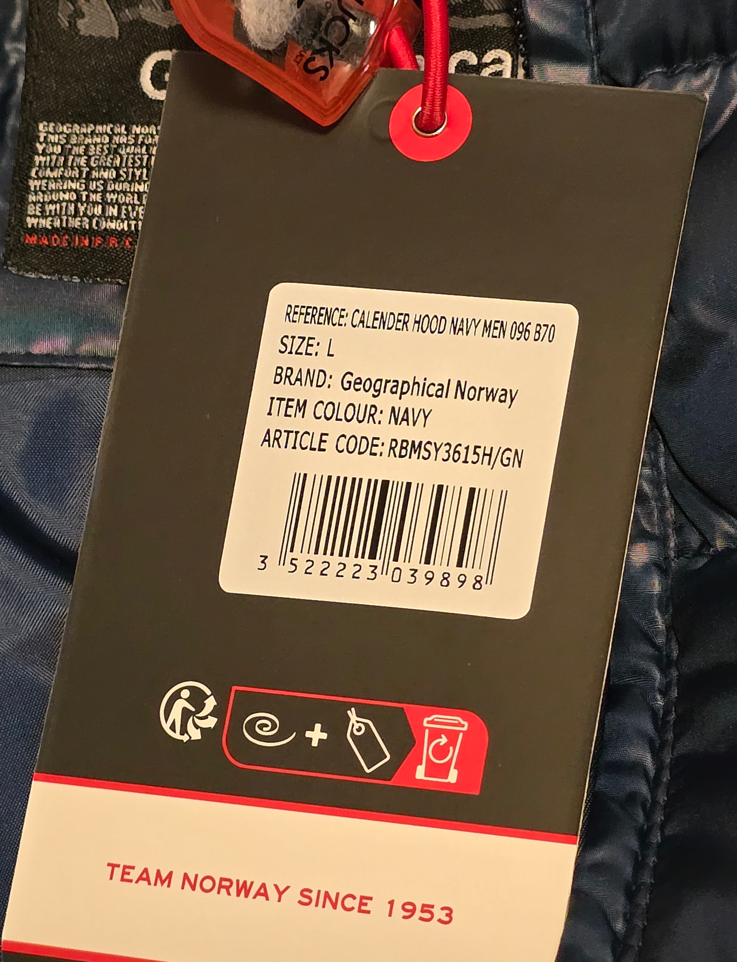 Doudoune Geographical Norway