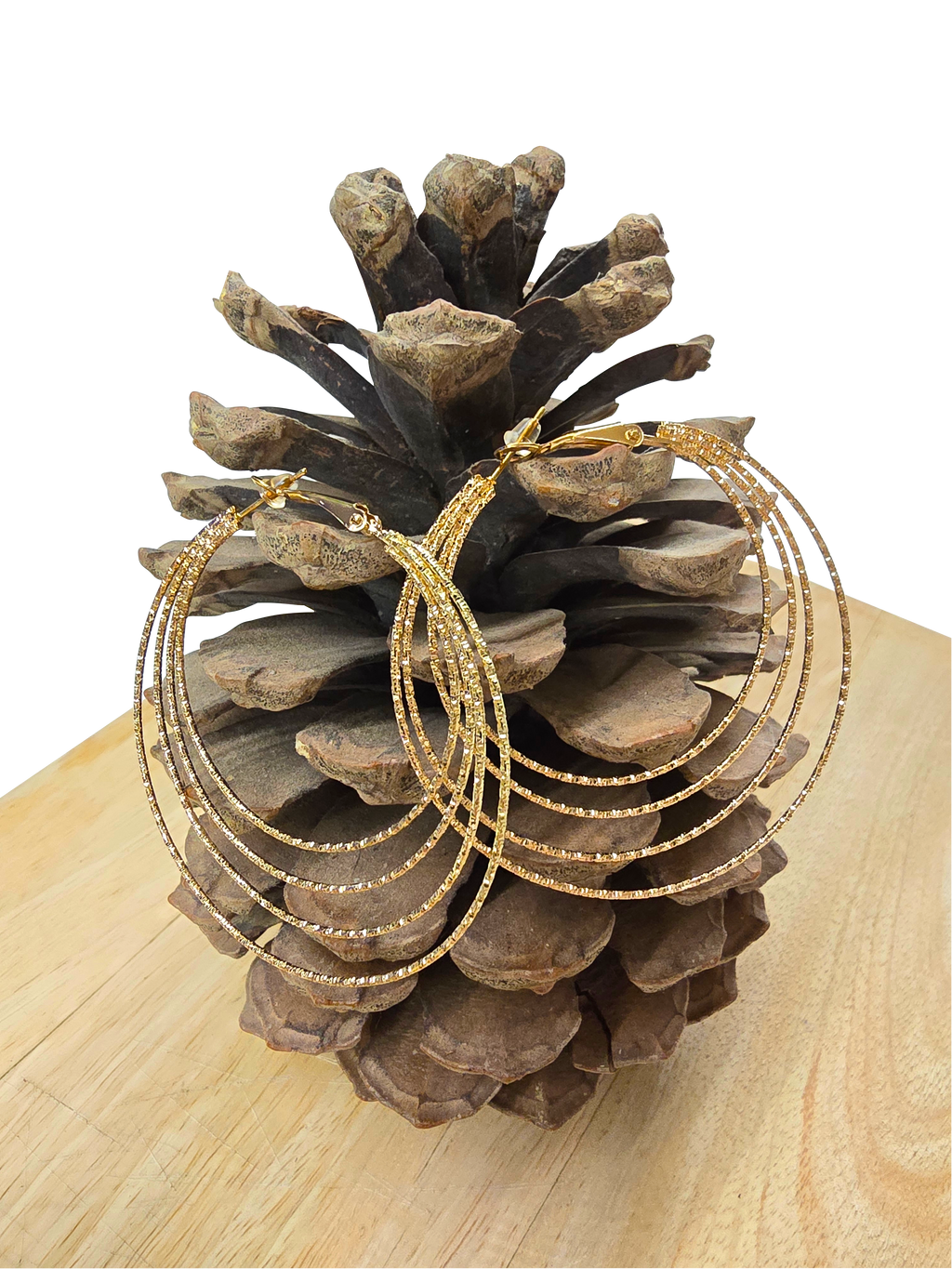 Boucles d'oreilles La Chiquita multirangs