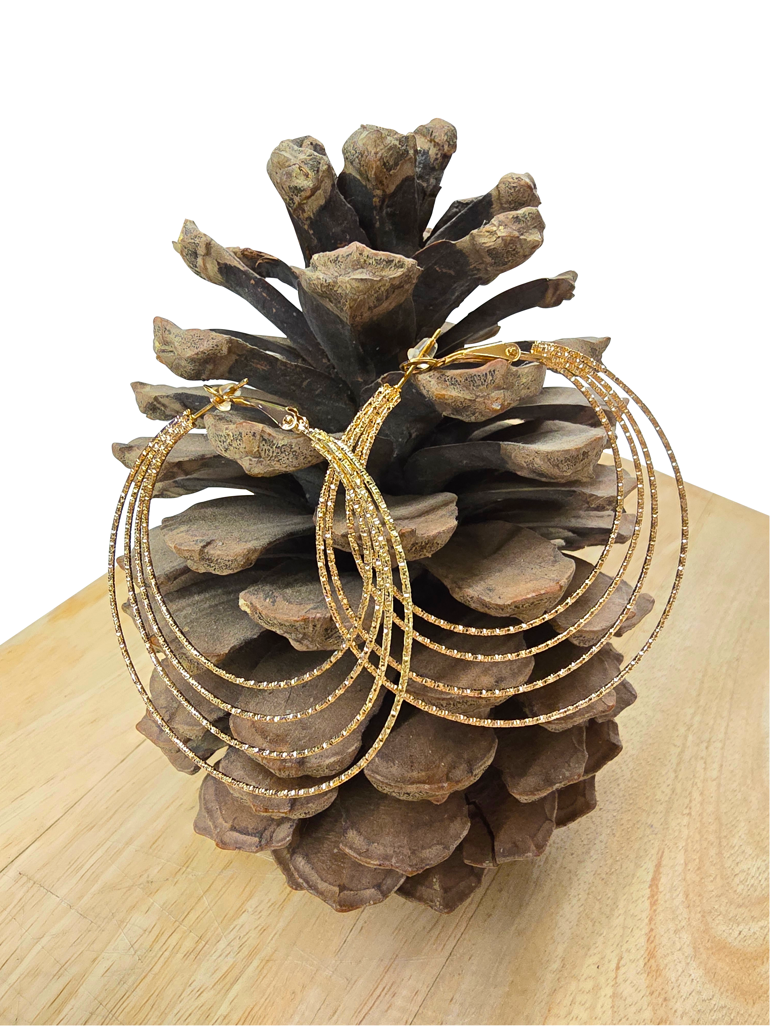 Boucles d'oreilles La Chiquita multirangs