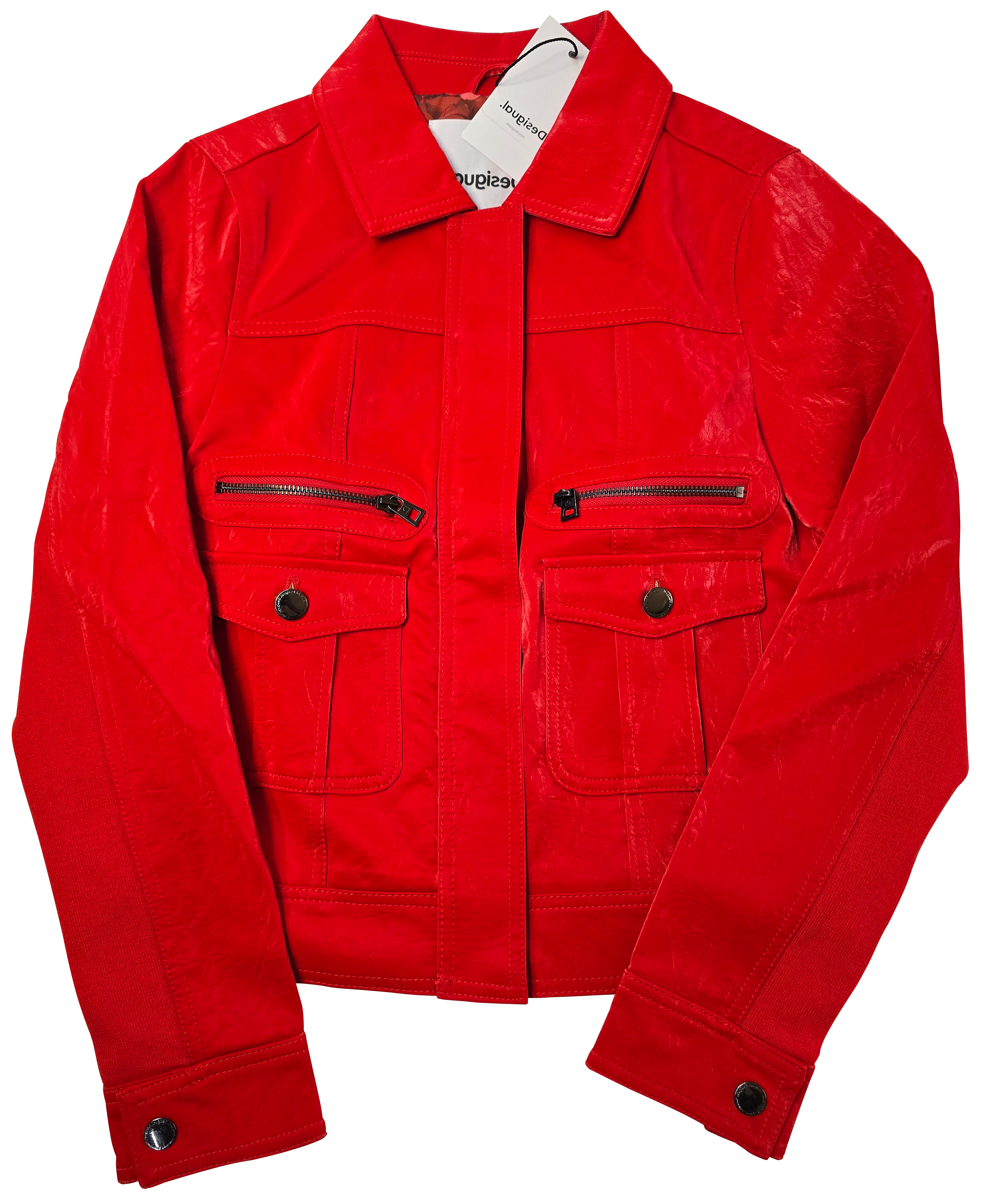 Veste rouge Desigual style blouson