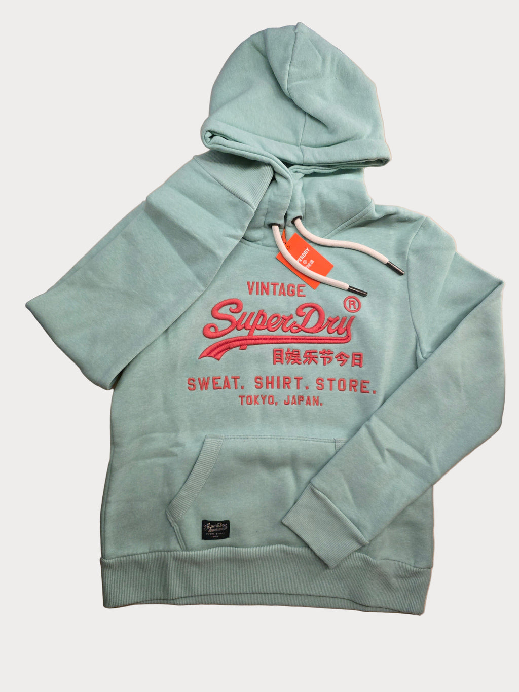 Sweat femme vert menthe Superdry