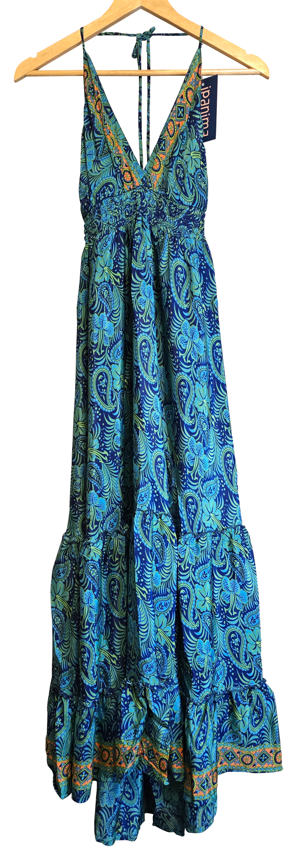 Robe Ipanima turquoise dos nu