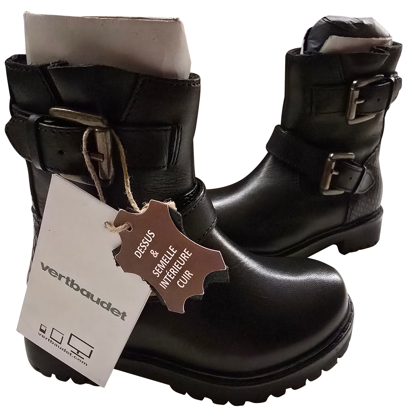 Bottines noires Verbaudet