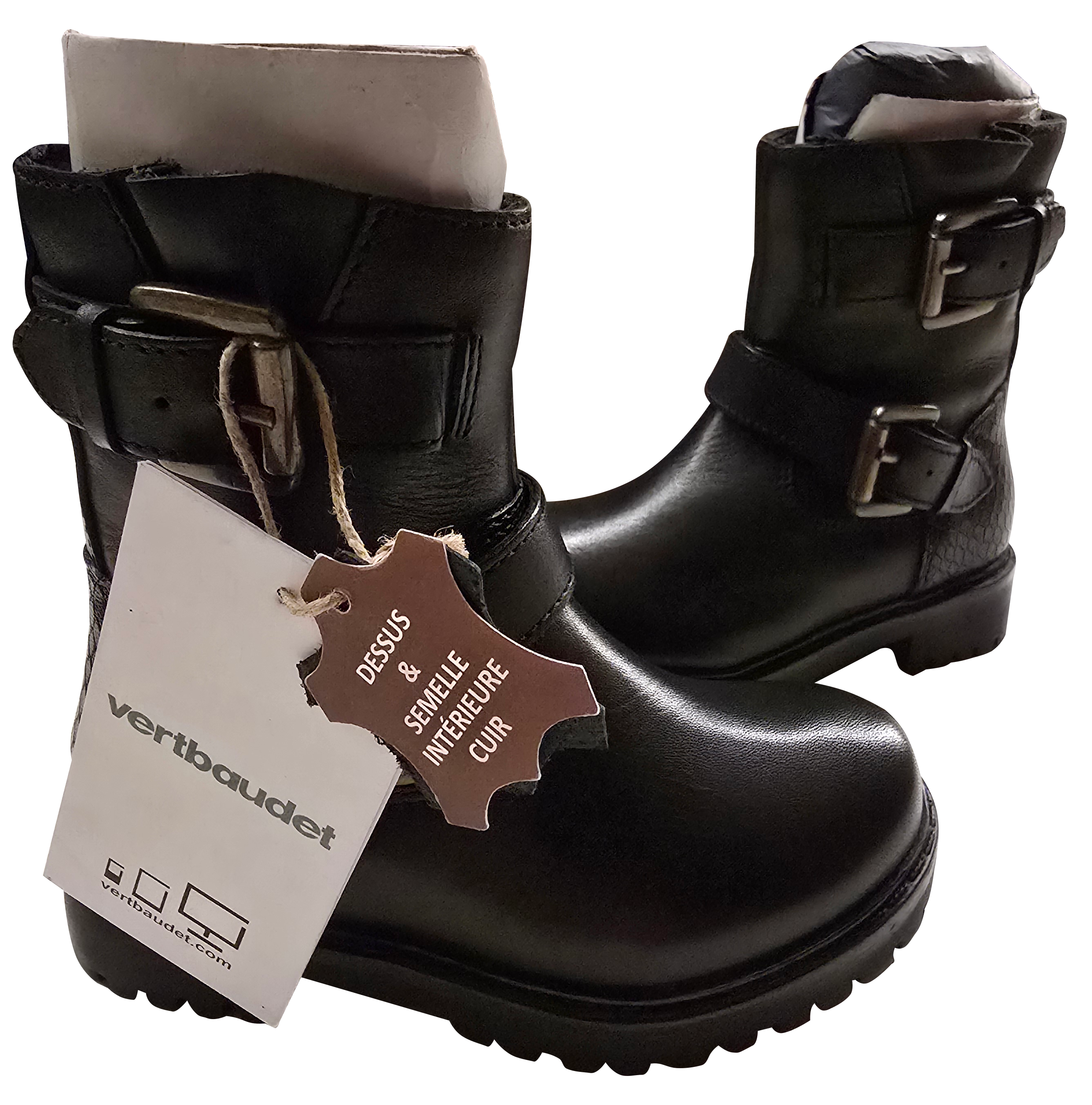 Bottines noires Verbaudet