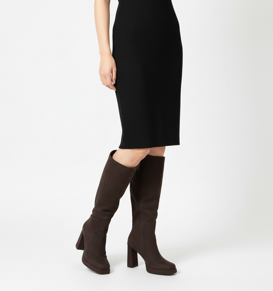 Bottes marron Pretty Little Thing