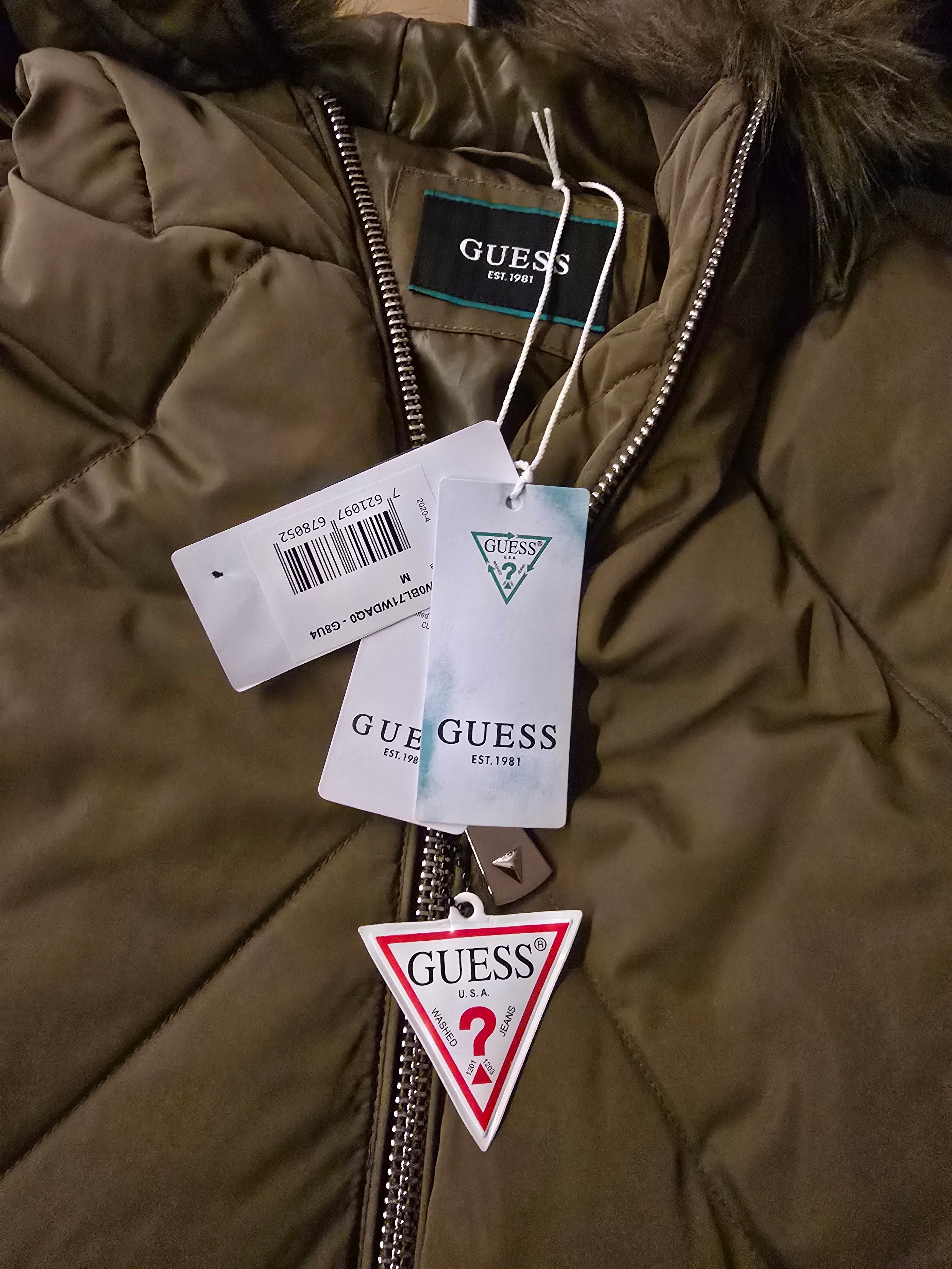 Manteau Olive / Marron GUESS Femme