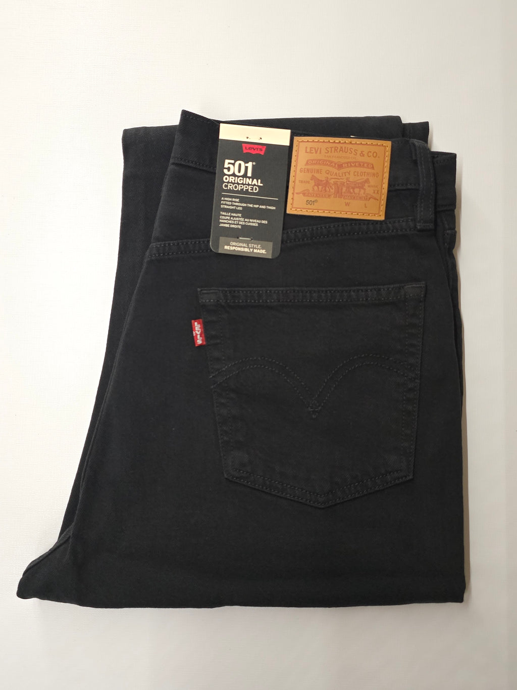 Jean Levi's 501 Cropped black