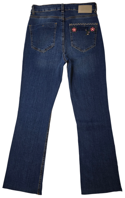 Jean Desigual Flare Cropped