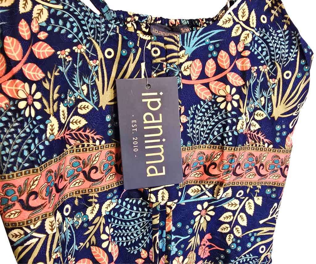 Robe courte Ipanima bleu marine