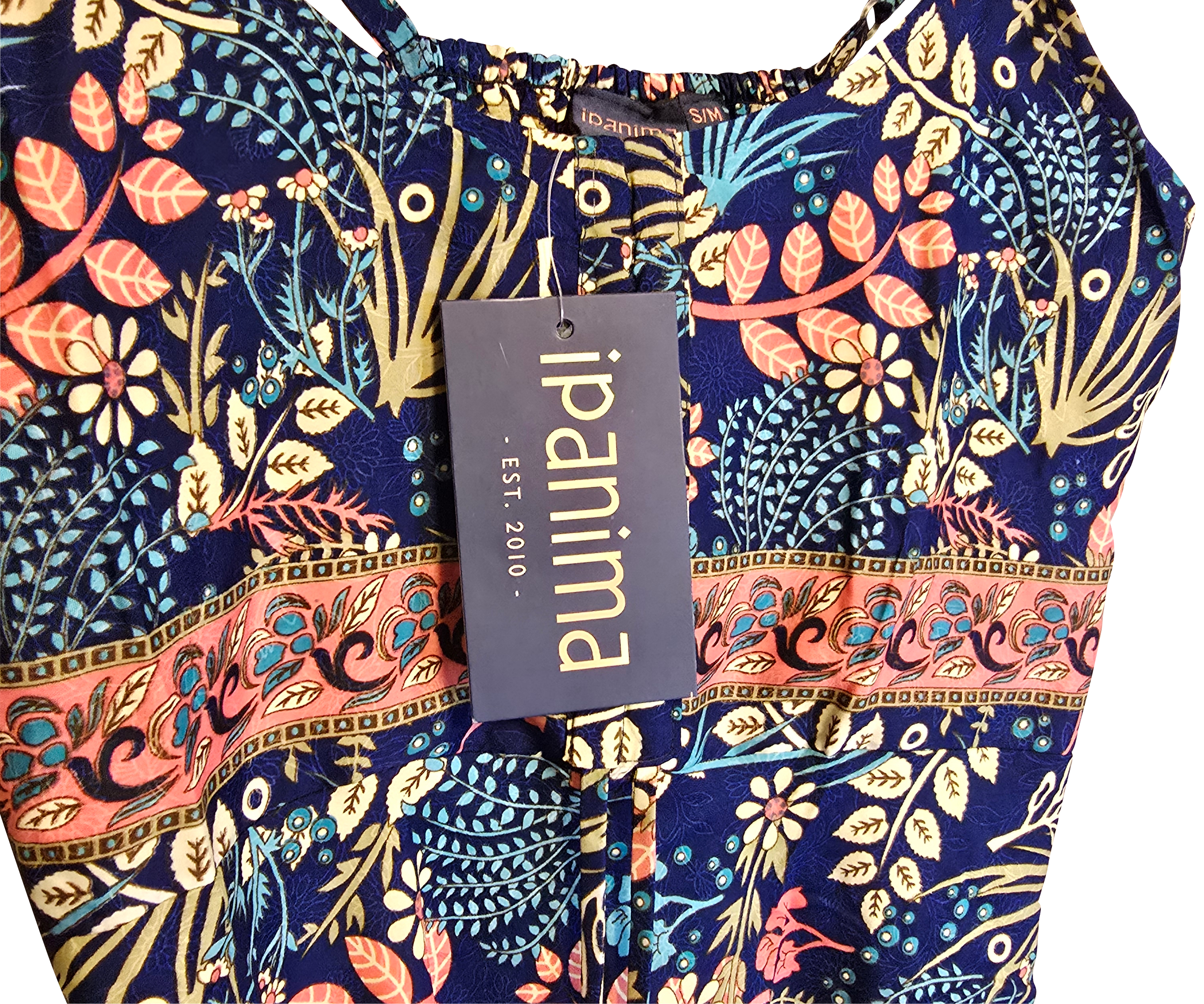 Robe courte Ipanima bleu marine