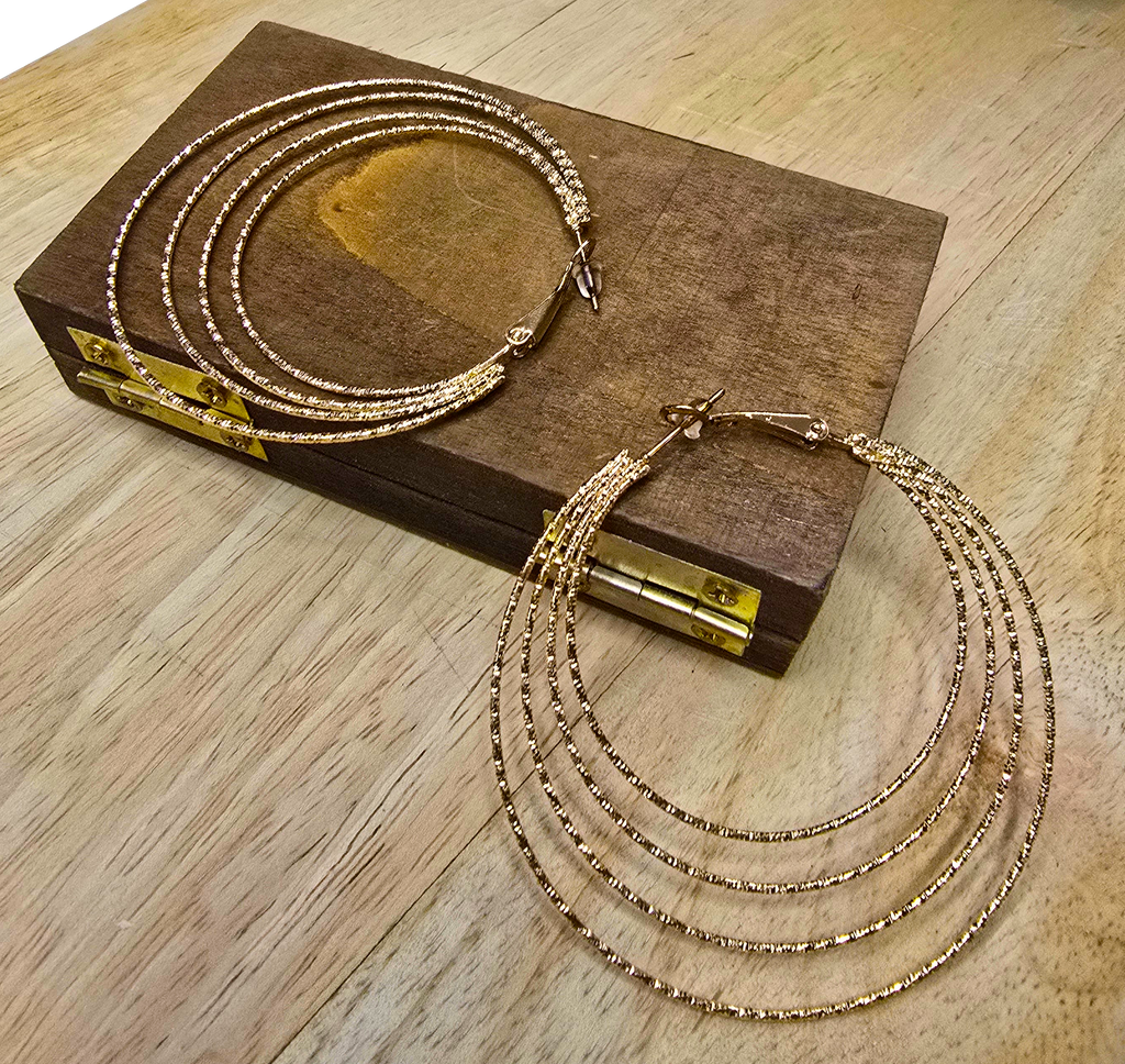 Boucles d'oreilles La Chiquita multirangs