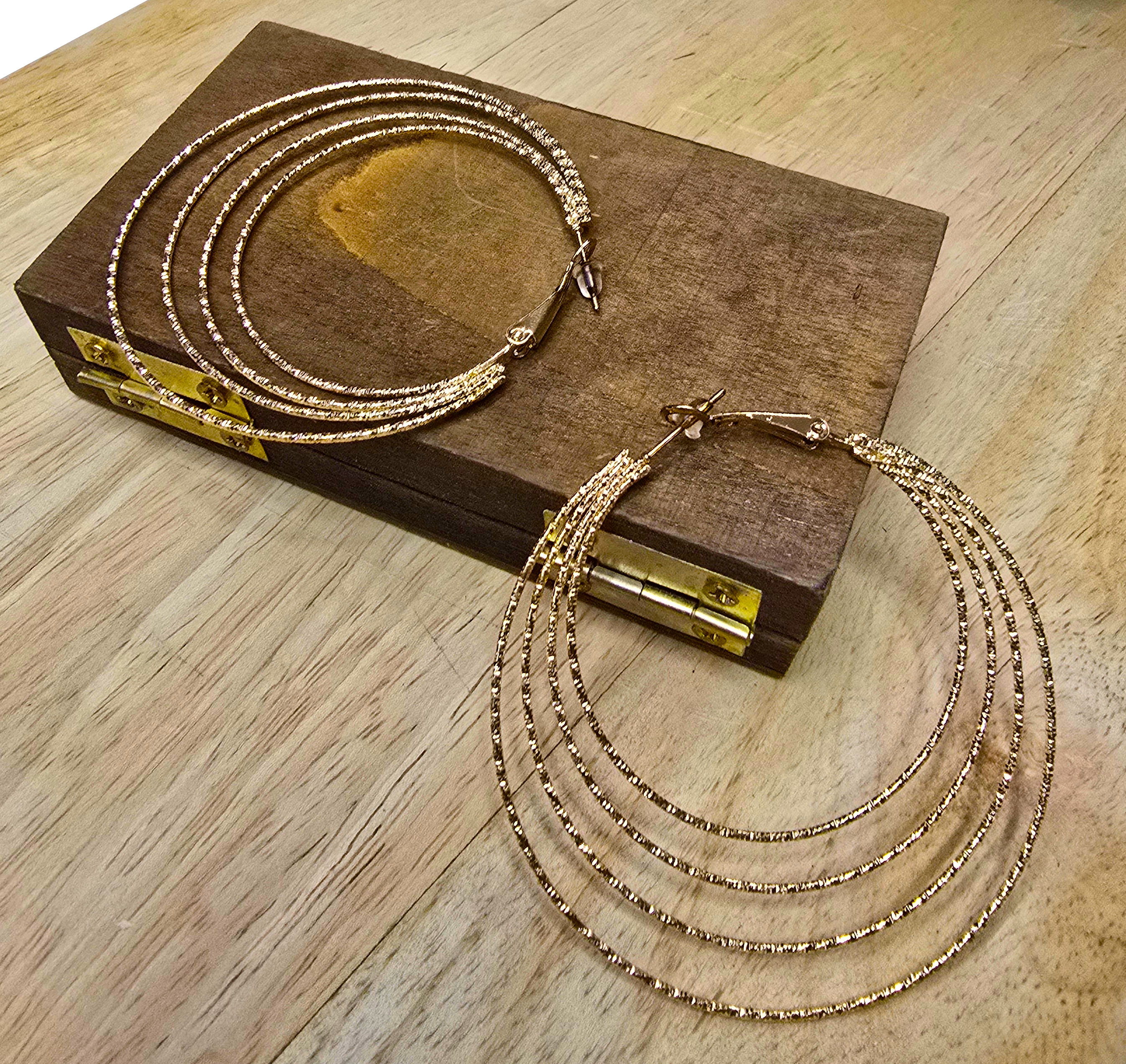 Boucles d'oreilles La Chiquita multirangs