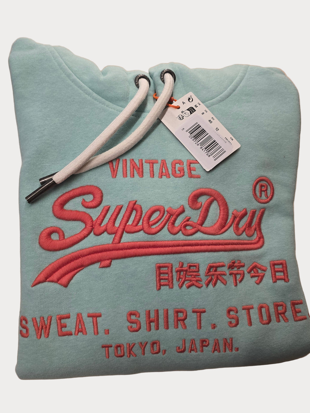 Sweat femme vert menthe Superdry