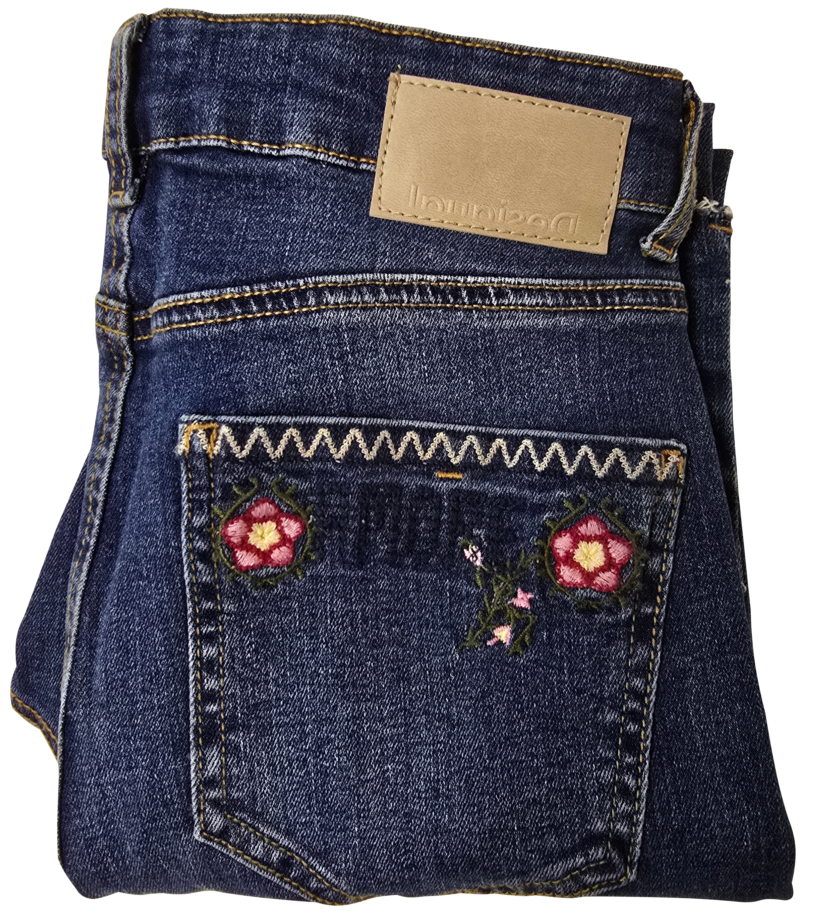 Jean Desigual Flare Cropped