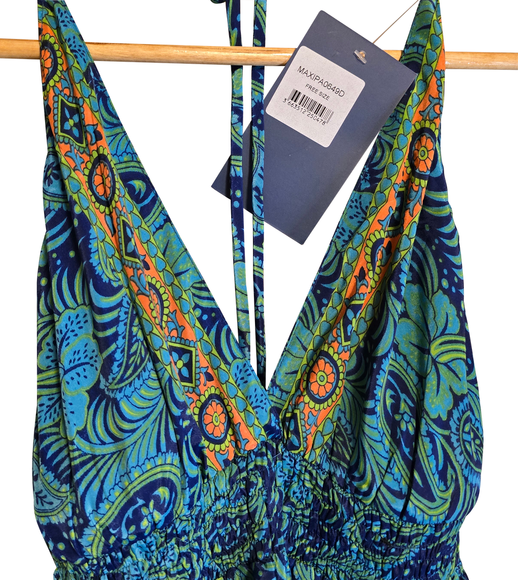 Robe Ipanima turquoise dos nu