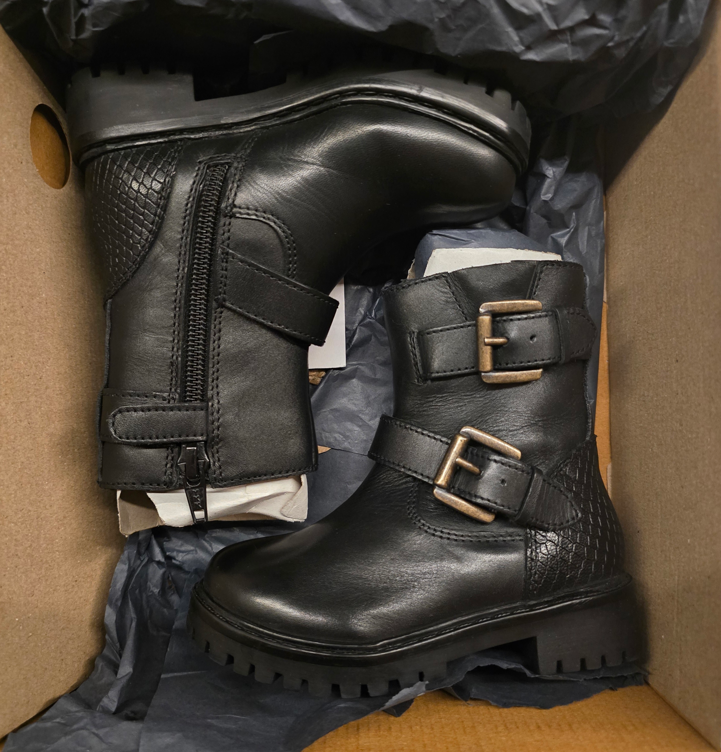 Bottines noires Verbaudet