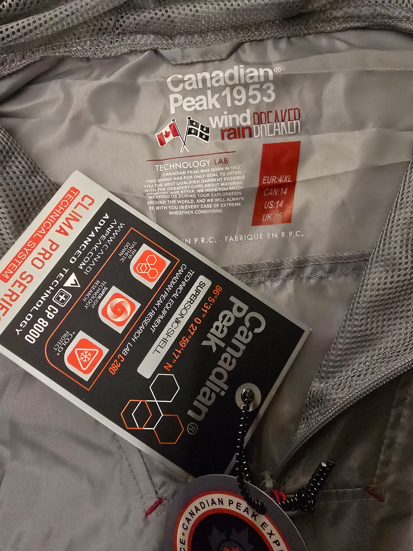 Imperméable Canadian Peak