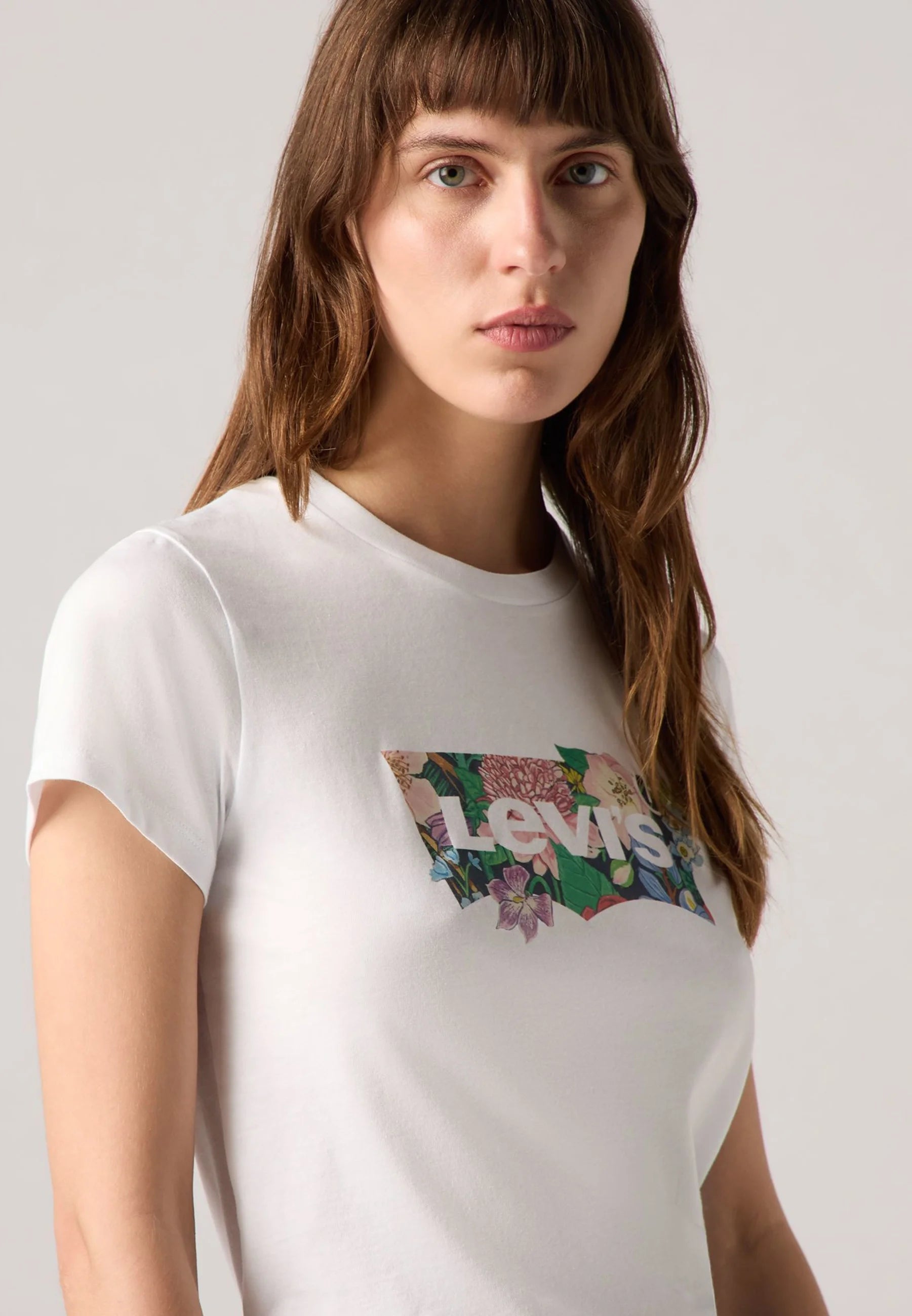 T-shirt blanc floral The Perfect Tee Levi's