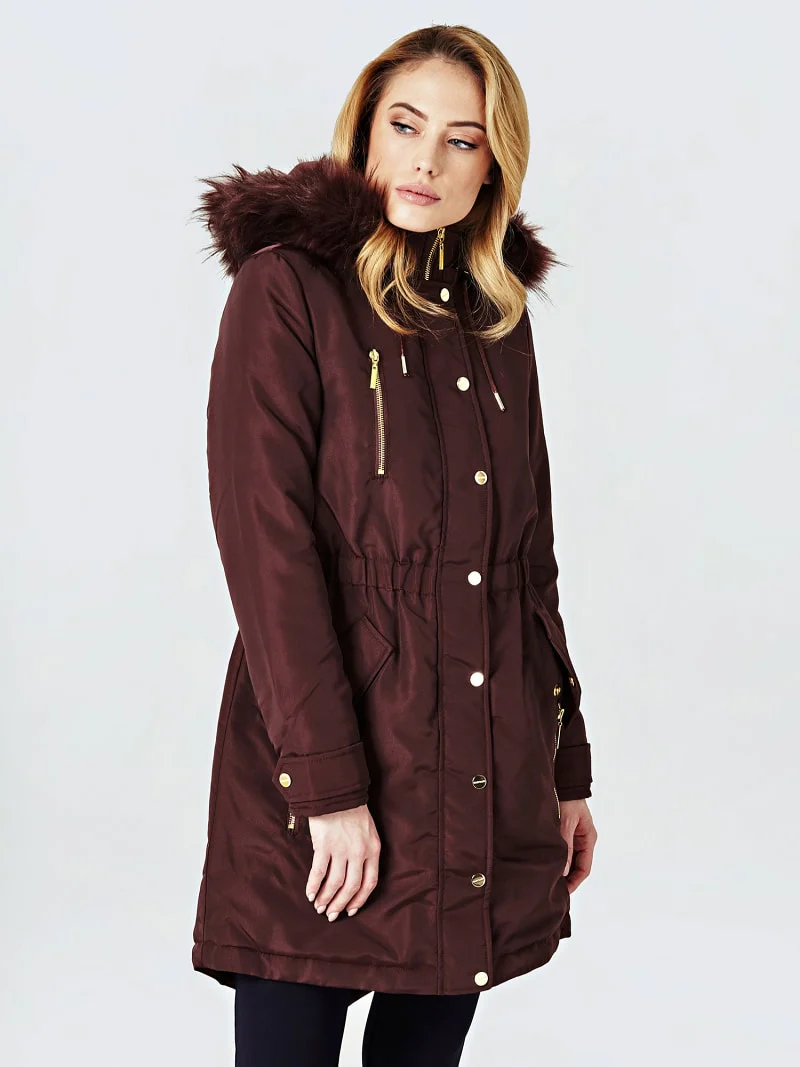 Parka Bordeaux Marciano Femme