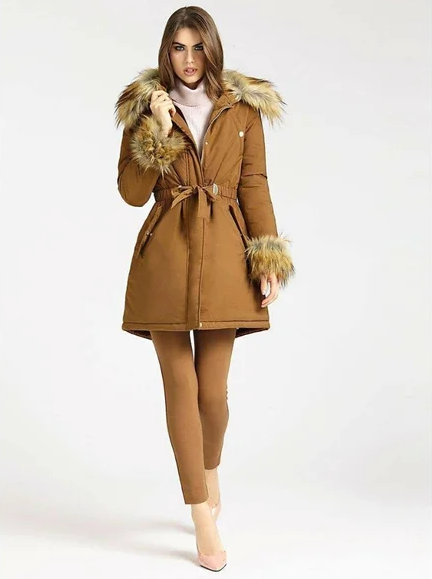Manteau Marron GUESS Marciano Femme