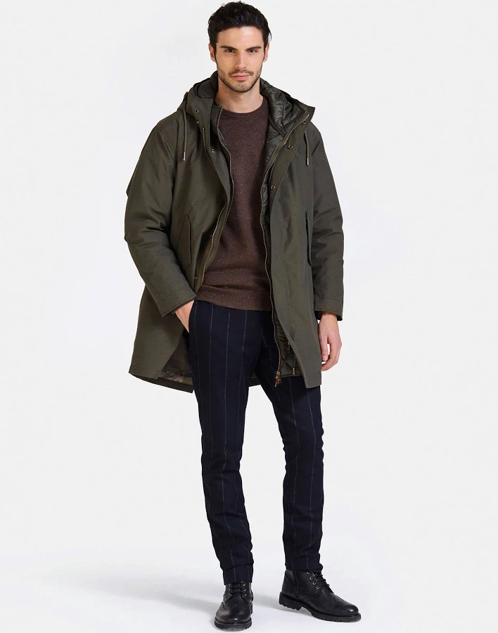 Parka + Veste Kaki GUESS Marciano Homme