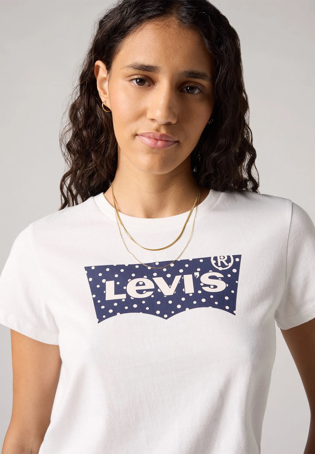 T-shirt blanc logo imprimé The Perfect Tee Levi's