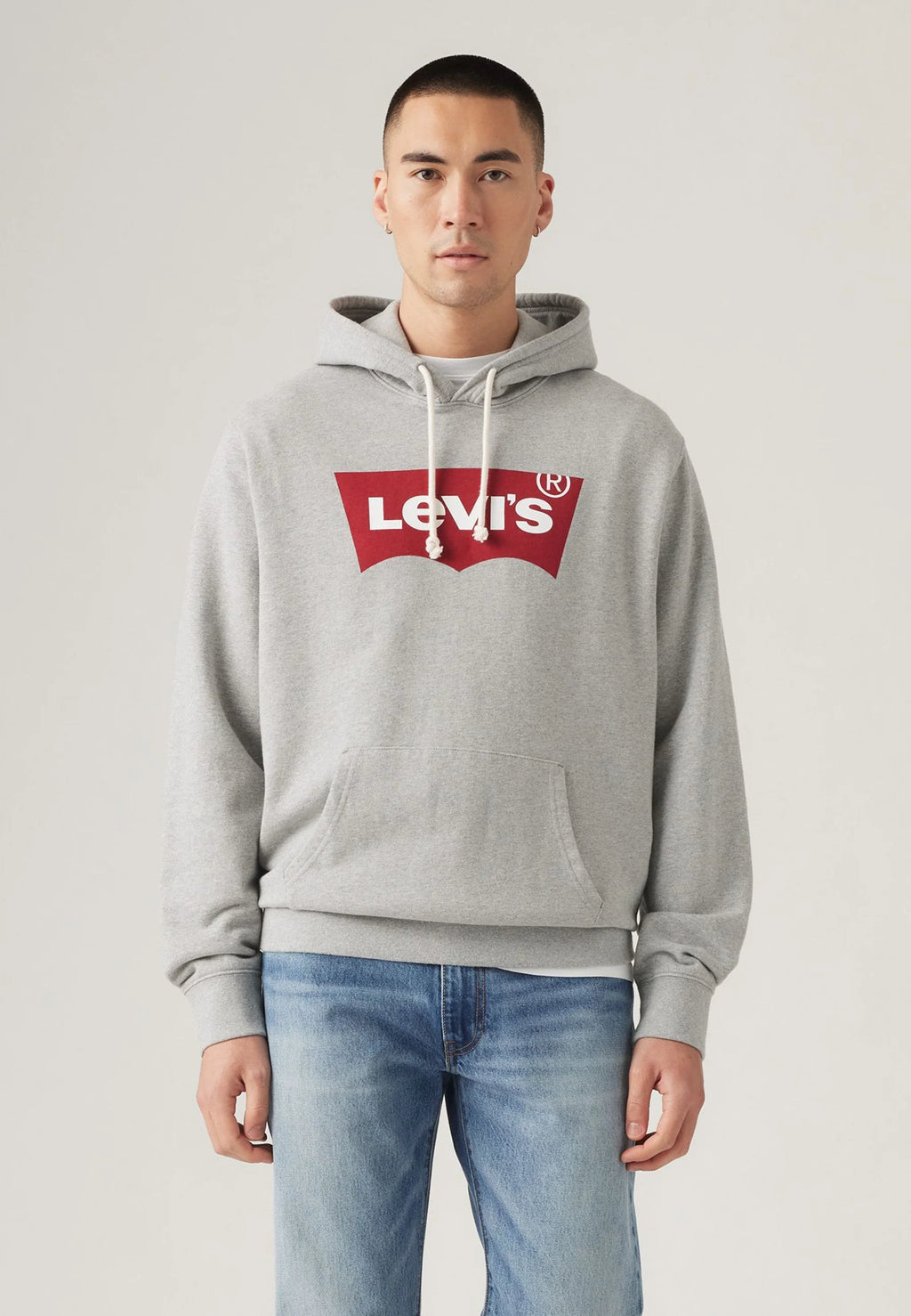 Sweat à capuche gris Levi's homme