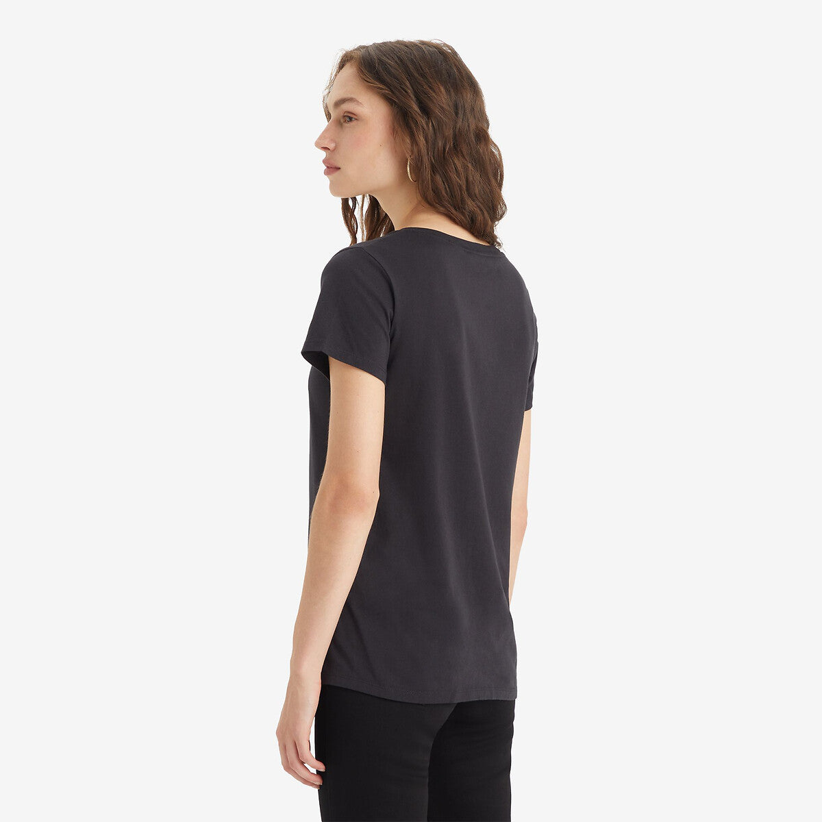 T-shirt col V noir Levi's Femme