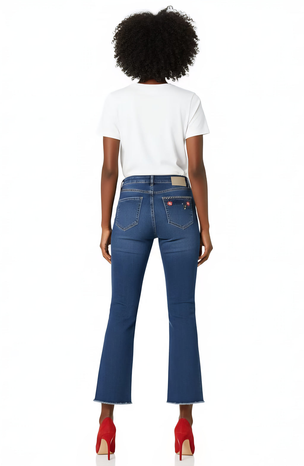 Jean Desigual Flare Cropped