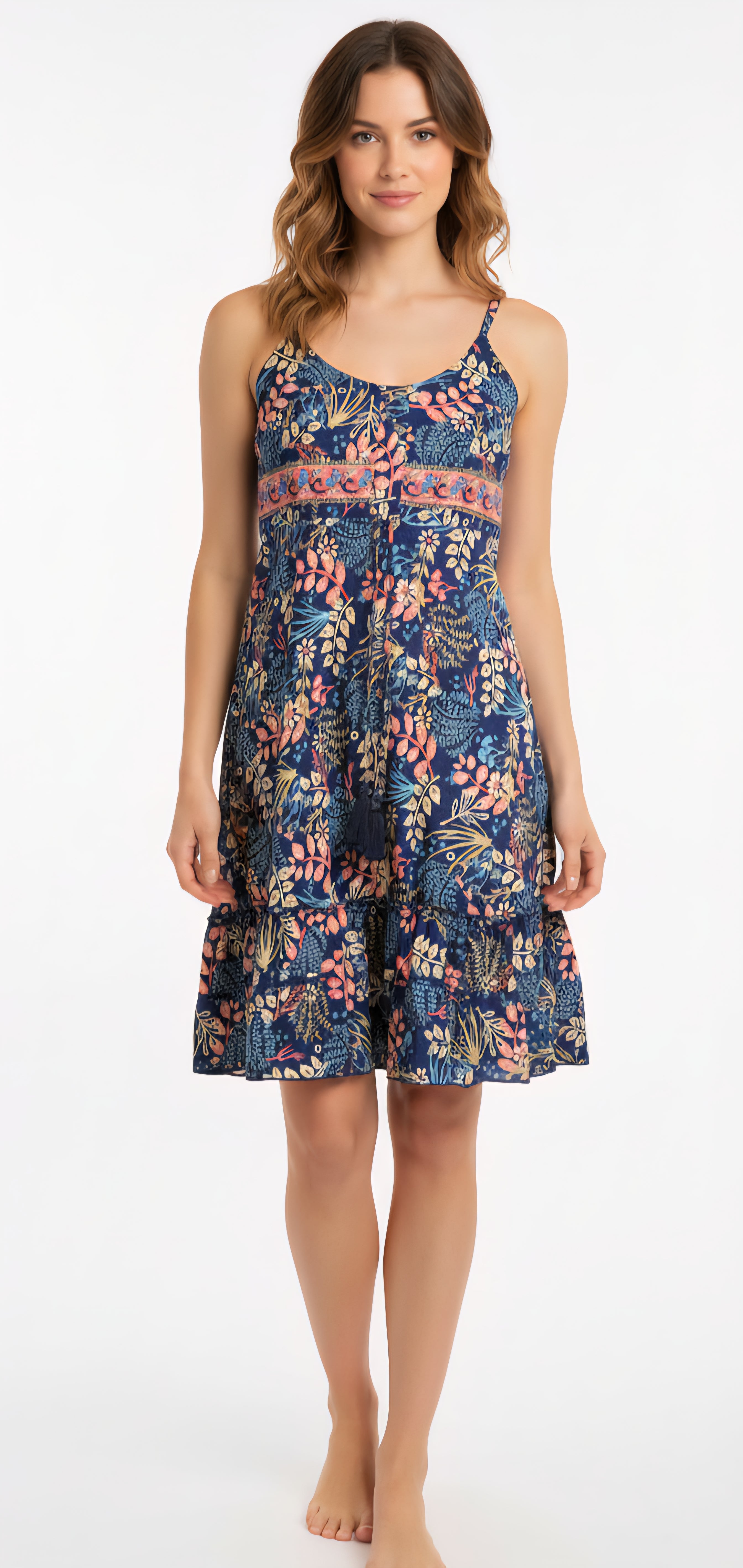 Robe courte Ipanima bleu marine