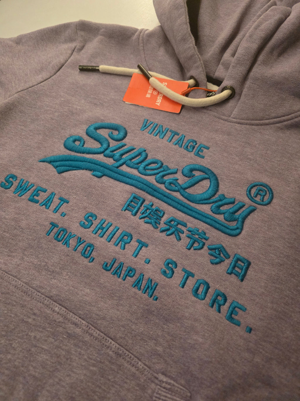 Sweat lilas femme Superdry